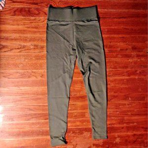 Regna X Womens Leggings Size Medium Olive Green High Waist